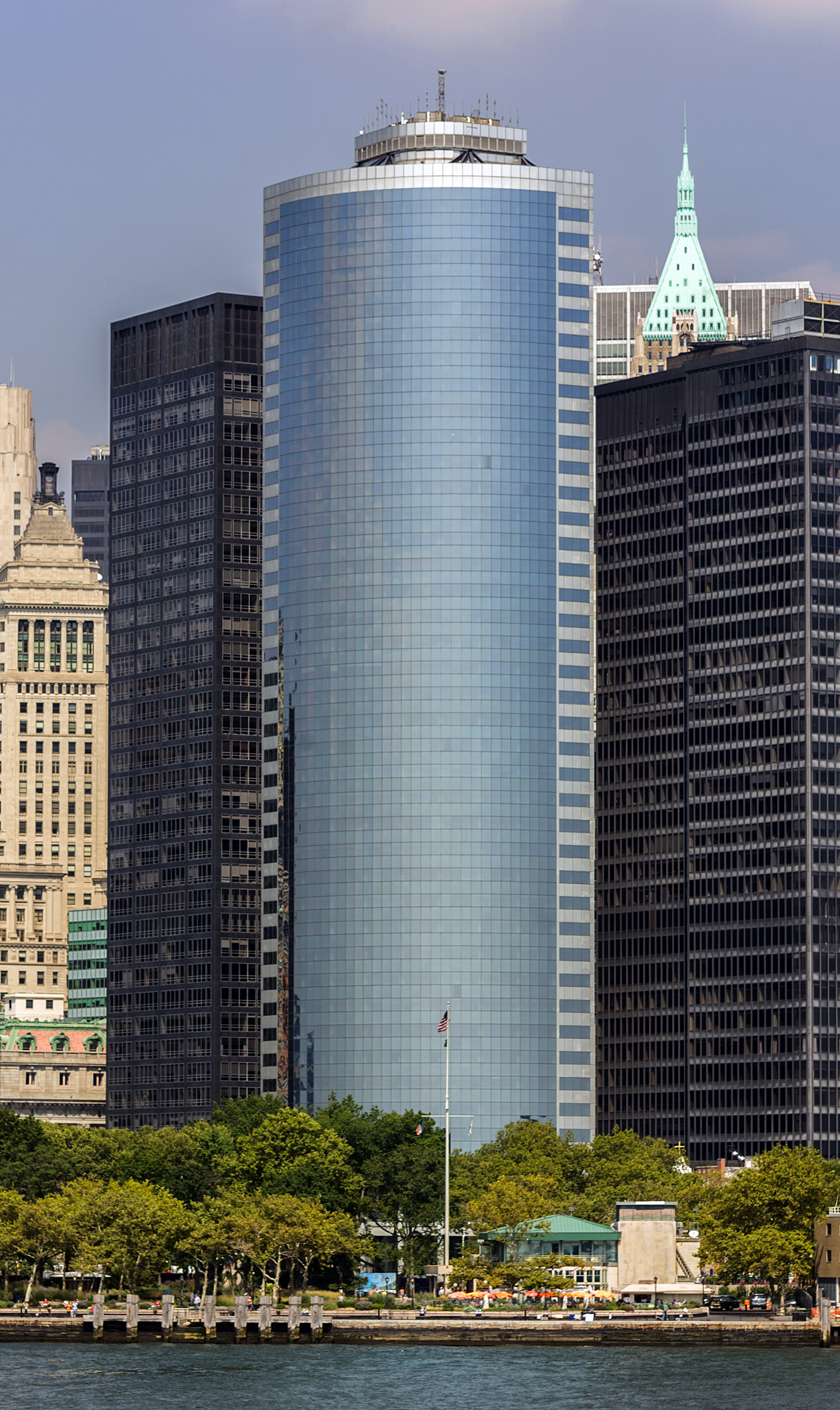 17 State Street, New York City - View from Staten Island Ferry. © Mathias Beinling